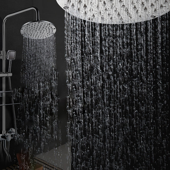 BowLift | Contemporary Showerhead Combination Dual Showerhead Stainless Steel Wall-Mounted Showerhead