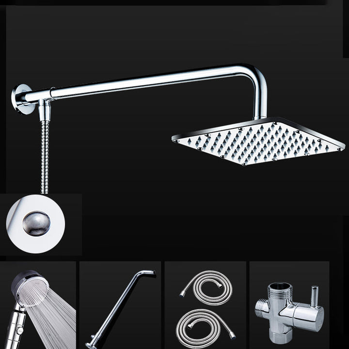 BowLift | Contemporary Showerhead Combination Dual Showerhead Stainless Steel Wall-Mounted Showerhead