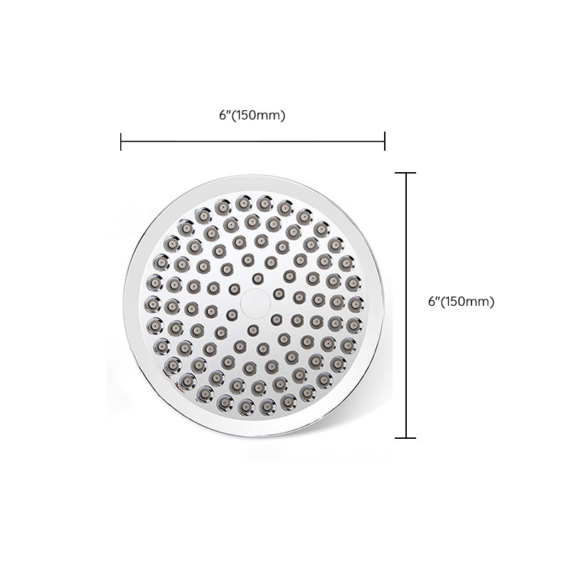 BowLift | Contemporary Shower Combination Double Shower Head Chrome Wall Mounted Round Shower Head