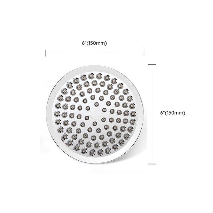 BowLift | Contemporary Shower Combination Double Shower Head Chrome Wall Mounted Round Shower Head