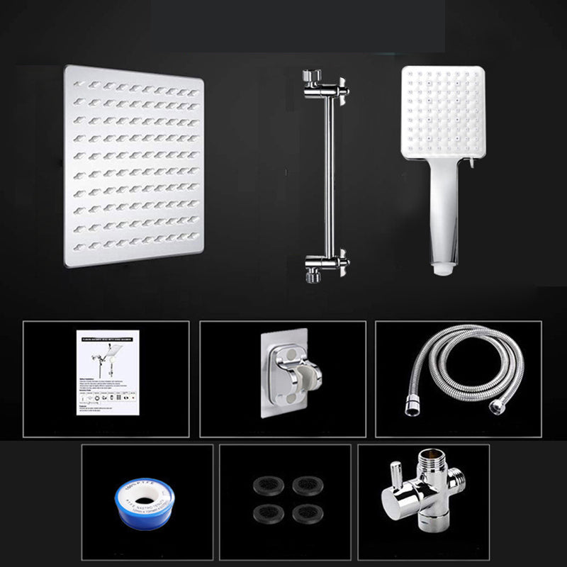 BowLift | Contemporary Shower Combination Shower Head with Double Shower Head Ceiling Mounted Square Shower Head
