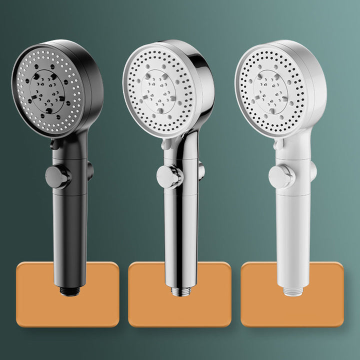 BowLift | Bathroom Shower Head 5-Stream Round Hand Shower Holder Wall Mount Shower Head