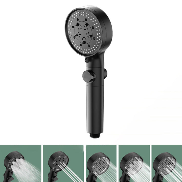 BowLift | Bathroom Shower Head 5-Stream Round Hand Shower Holder Wall Mount Shower Head