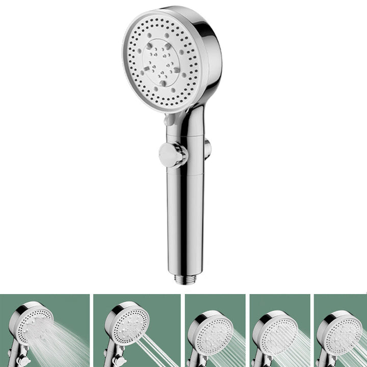 BowLift | Bathroom Shower Head 5-Stream Round Hand Shower Holder Wall Mount Shower Head