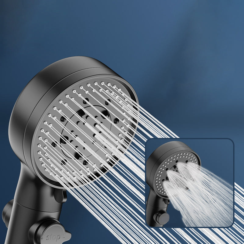 BowLift | Bathroom Shower Head 5-Stream Round Hand Shower Holder Wall Mount Shower Head