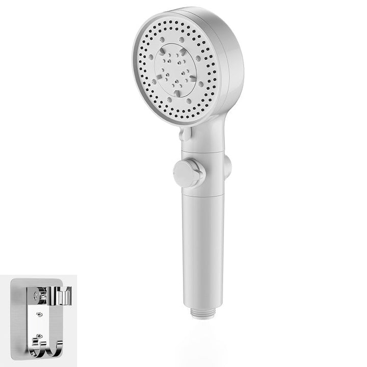 BowLift | Bathroom Shower Head 5-Stream Round Hand Shower Holder Wall Mount Shower Head