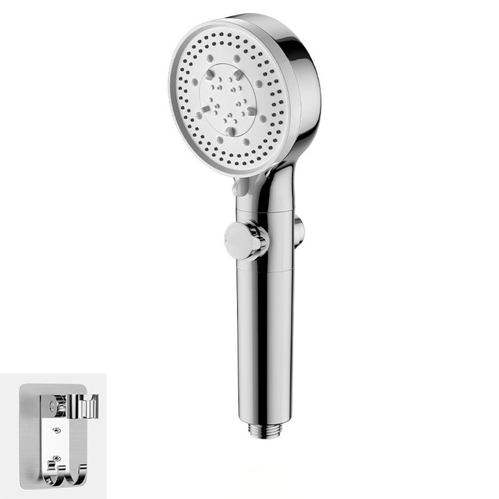 BowLift | Bathroom Shower Head 5-Stream Round Hand Shower Holder Wall Mount Shower Head