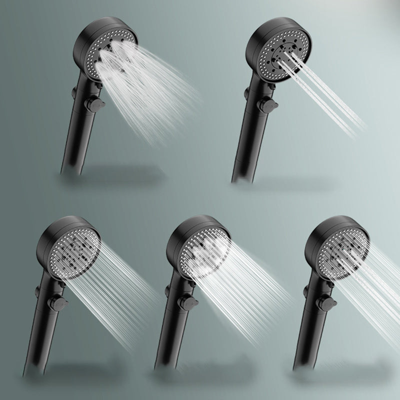 BowLift | Bathroom Shower Head 5-Stream Round Hand Shower Holder Wall Mount Shower Head