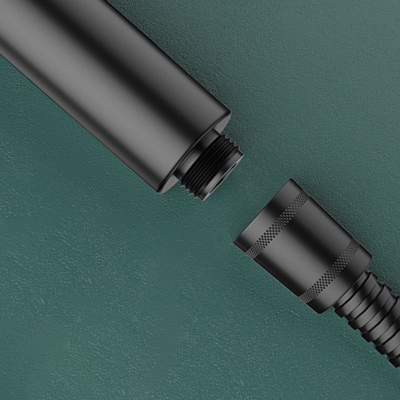 BowLift | Bathroom Shower Head 5-Stream Round Hand Shower Holder Wall Mount Shower Head