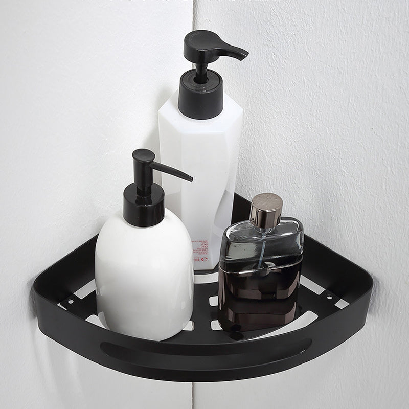 BowLift | Modern Bathroom Accessory Set Bath Shelf Towel Holder Matte Black Bath Hardware Set