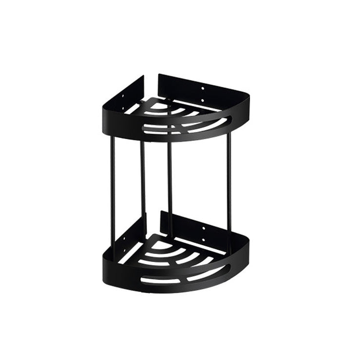 BowLift | Modern Bathroom Accessory Set Bath Shelf Towel Holder Matte Black Bath Hardware Set