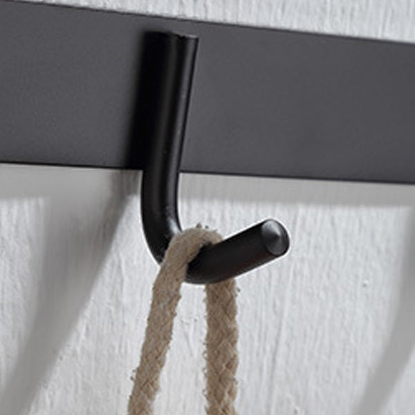 BowLift | Modern Bathroom Accessory Set Bath Shelf Towel Holder Matte Black Bath Hardware Set