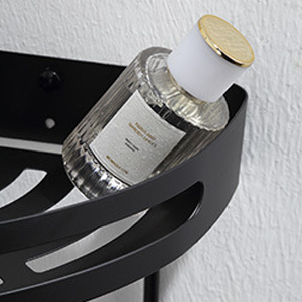 BowLift | Modern Bathroom Accessory Set Bath Shelf Towel Holder Matte Black Bath Hardware Set