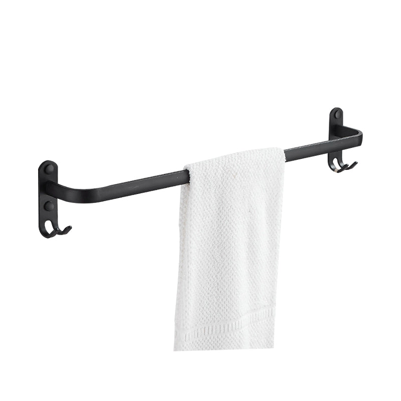 BowLift | Modern black aluminum bathroom accessory set towel bar bathroom fittings