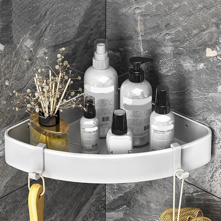 BowLift | Modern Black-White Metal Bath Hardware Set Bath Shelf Bathroom Hardware Set