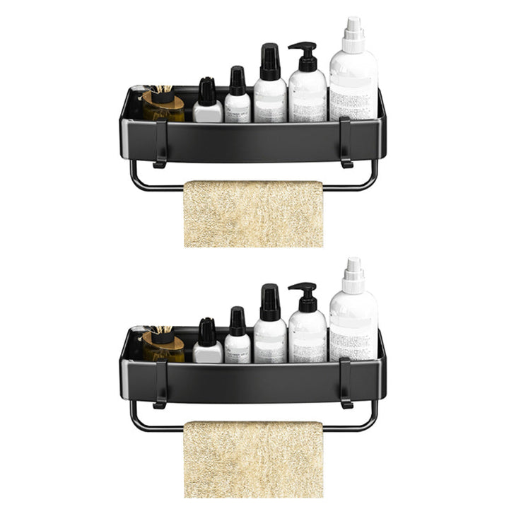 BowLift | Modern Black-White Metal Bath Hardware Set Bath Shelf Bathroom Hardware Set