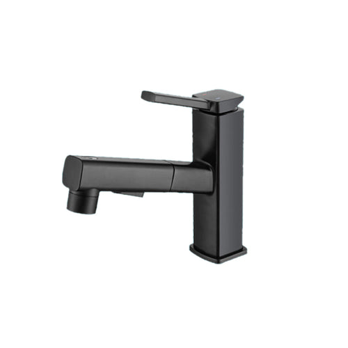 BowLift | Lever Handle Faucet Pull-Out Basin Faucet with Swivel Spout