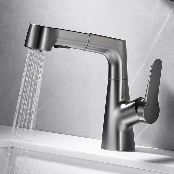 BowLift | Extendable Vessel Water Tap Modern Sink Faucet with a Lever Handle