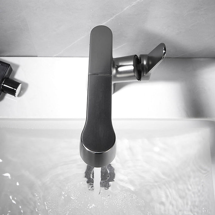 BowLift | Extendable Vessel Water Tap Modern Sink Faucet with a Lever Handle