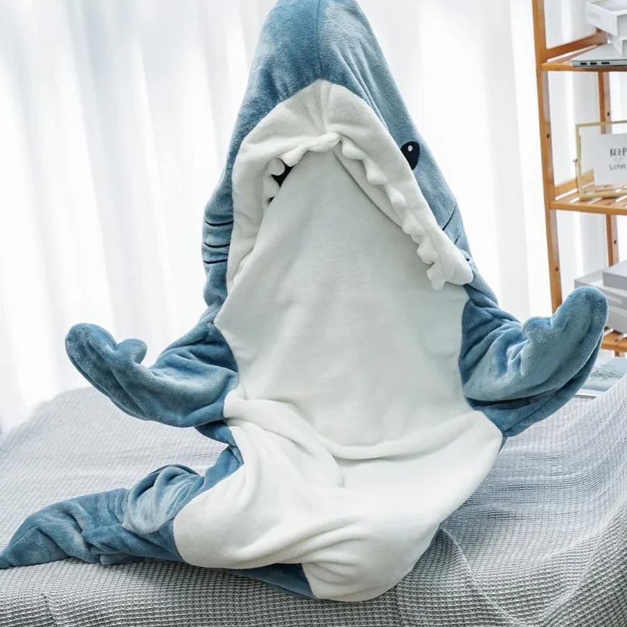BowLift | Shark Fleece Hooded Blanket