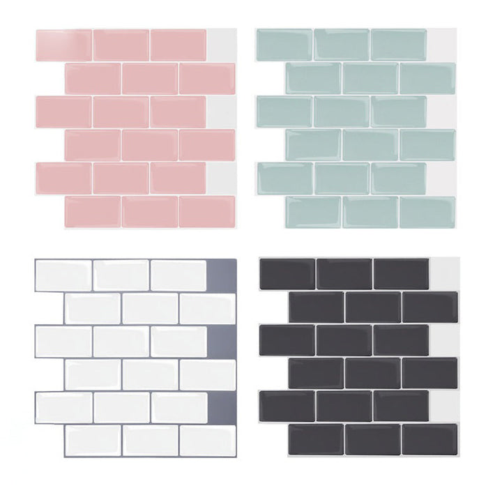 BowLift | Simple Peel & Stick Tile Scratch-Resistant Plastic Peel and Stick Subway Tile for Shower