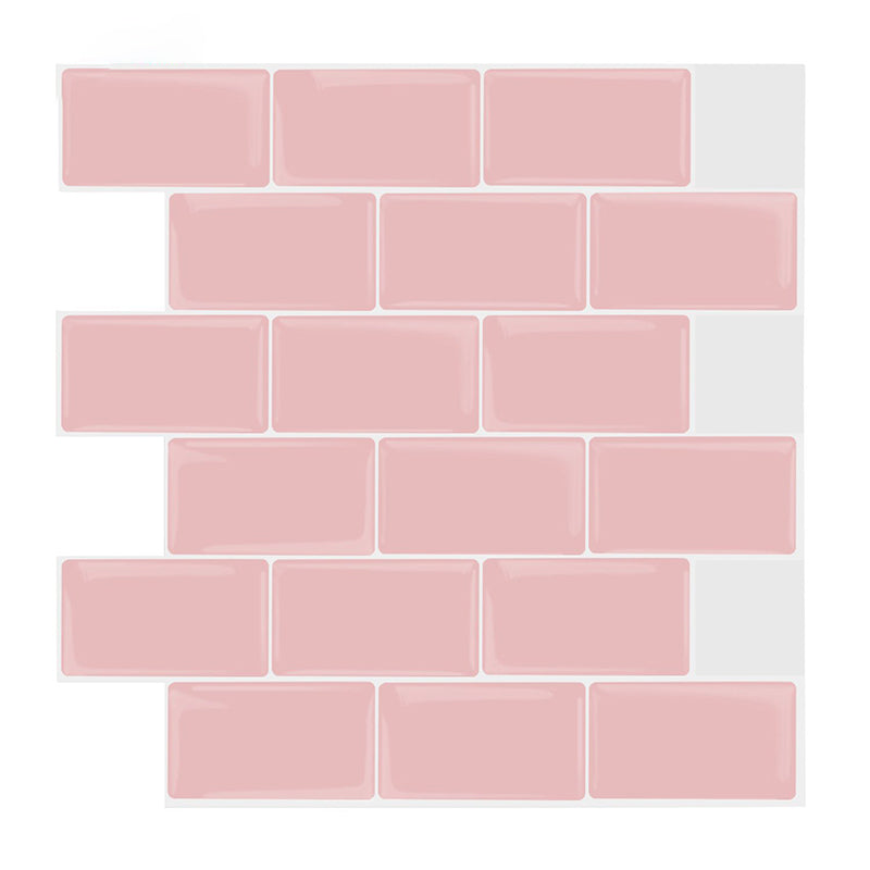 BowLift | Simple Peel & Stick Tile Scratch-Resistant Plastic Peel and Stick Subway Tile for Shower