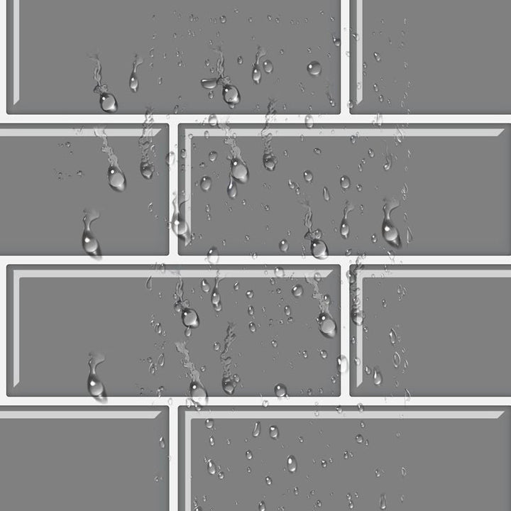 BowLift | Tile Peel & Stick Rectangle Waterproof Solid Plastic Peel & Stick Subway Tile for Shower