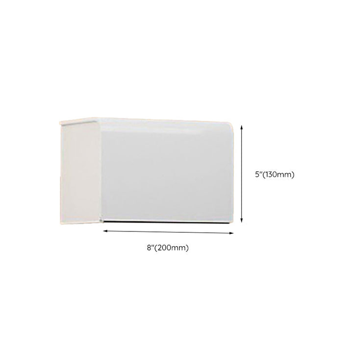 BowLift | White Bathroom Accessory Set Contemporary Aluminum Bathroom Accessory Kit with Towel Holder