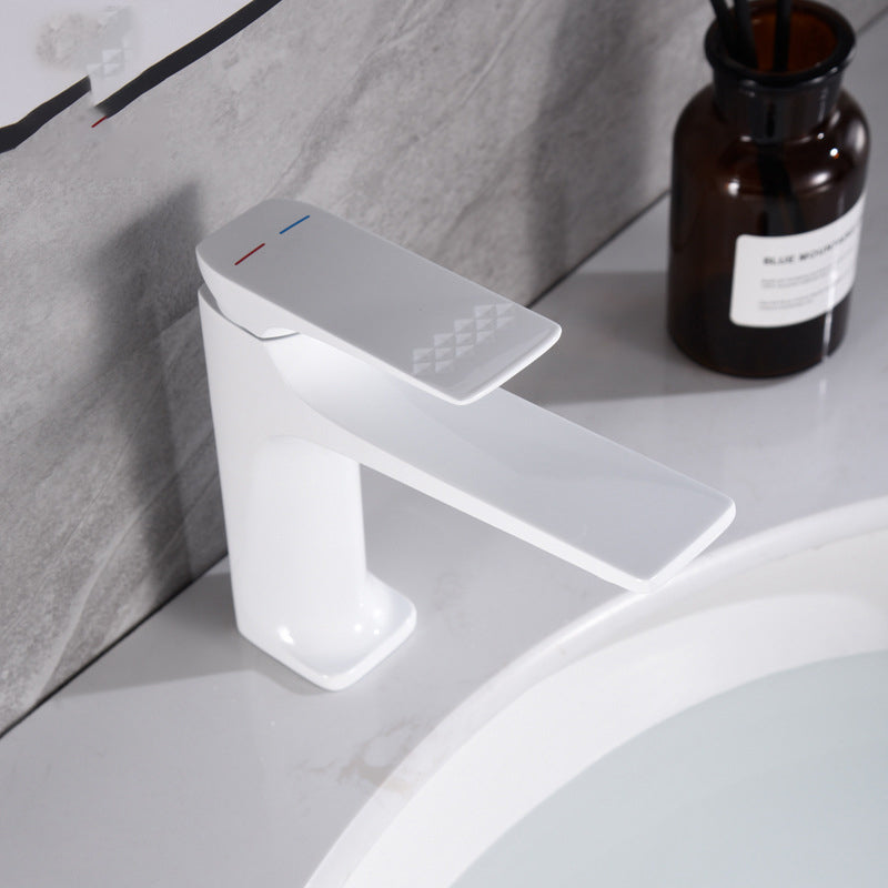 BowLift | Modern Vessel Sink Faucet Copper Lever Handle Low Arc Vessel Faucet for the Bathroom