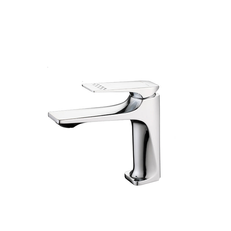 BowLift | Modern Vessel Sink Faucet Copper Lever Handle Low Arc Vessel Faucet for the Bathroom