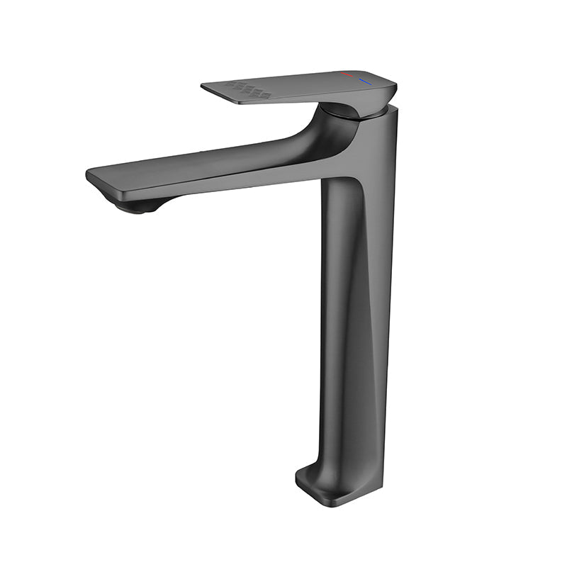 BowLift | Modern Vessel Sink Faucet Copper Lever Handle Low Arc Vessel Faucet for the Bathroom