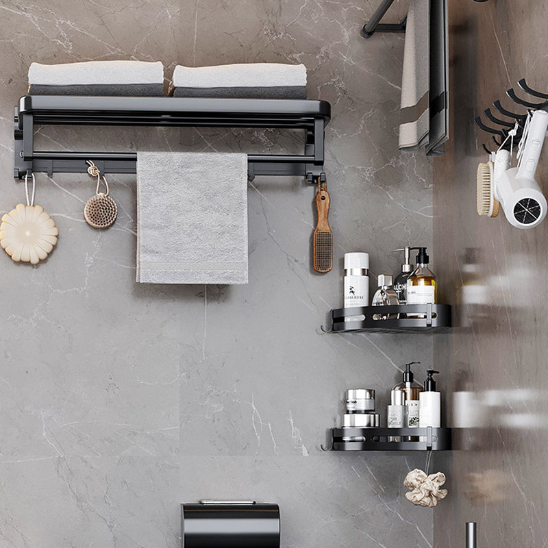 BowLift | Traditional Aluminum Bathroom Accessories Set Black Bathroom Accessories Kit