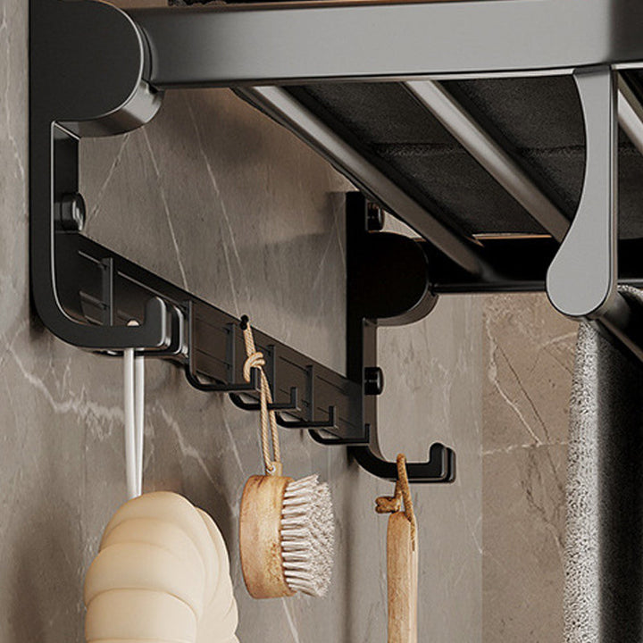 BowLift | Traditional Aluminum Bathroom Accessories Set Black Bathroom Accessories Kit