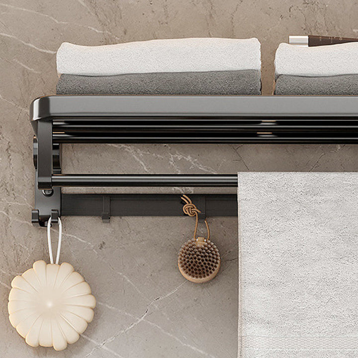 BowLift | Traditional Aluminum Bathroom Accessories Set Black Bathroom Accessories Kit