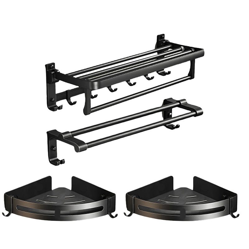BowLift | Traditional Aluminum Bathroom Accessories Set Black Bathroom Accessories Kit