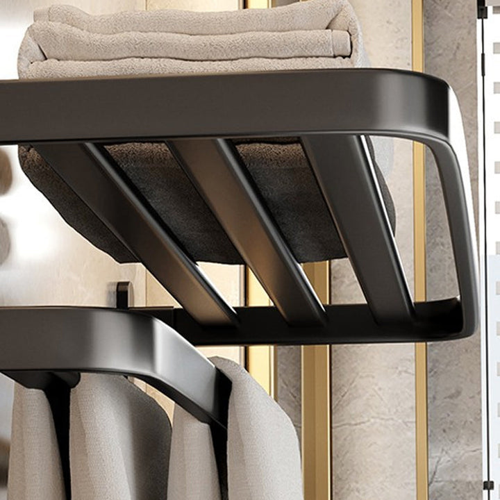 BowLift | Traditional Aluminum Bathroom Accessories Set Black Bathroom Accessories Kit