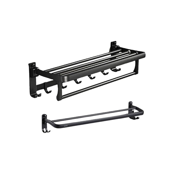 BowLift | Traditional Aluminum Bathroom Accessories Set Black Bathroom Accessories Kit