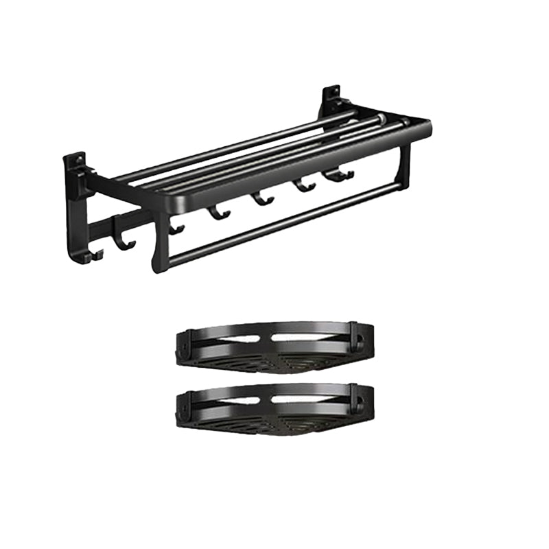 BowLift | Traditional Aluminum Bathroom Accessories Set Black Bathroom Accessories Kit