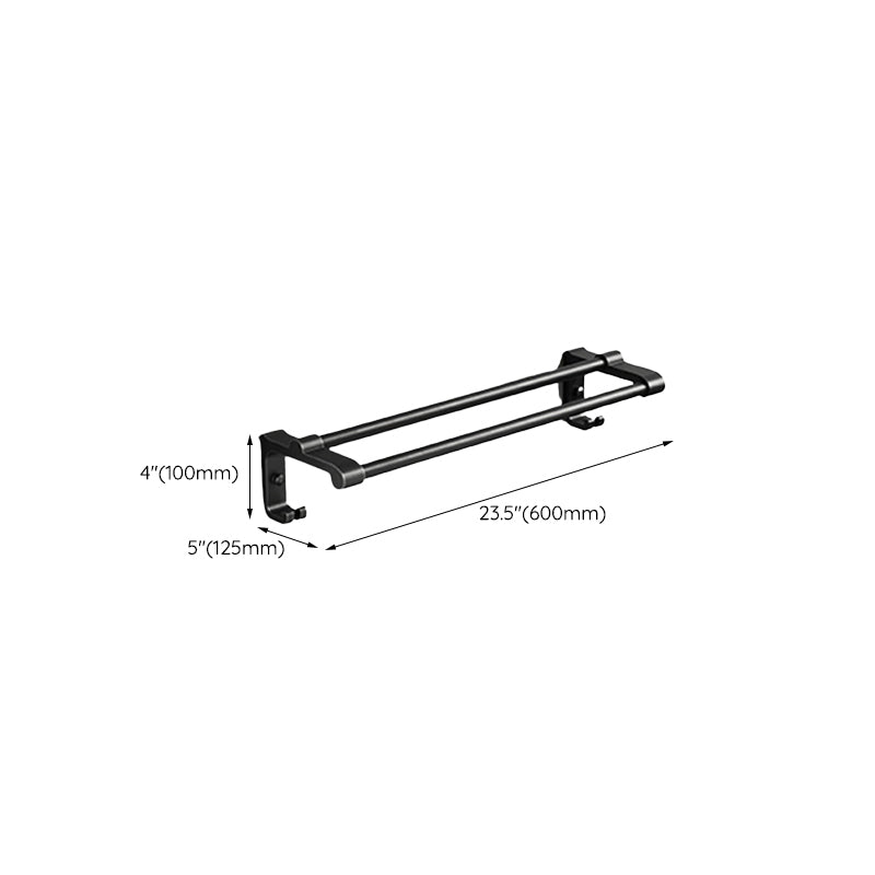 BowLift | Traditional Aluminum Bathroom Accessories Set Black Bathroom Accessories Kit