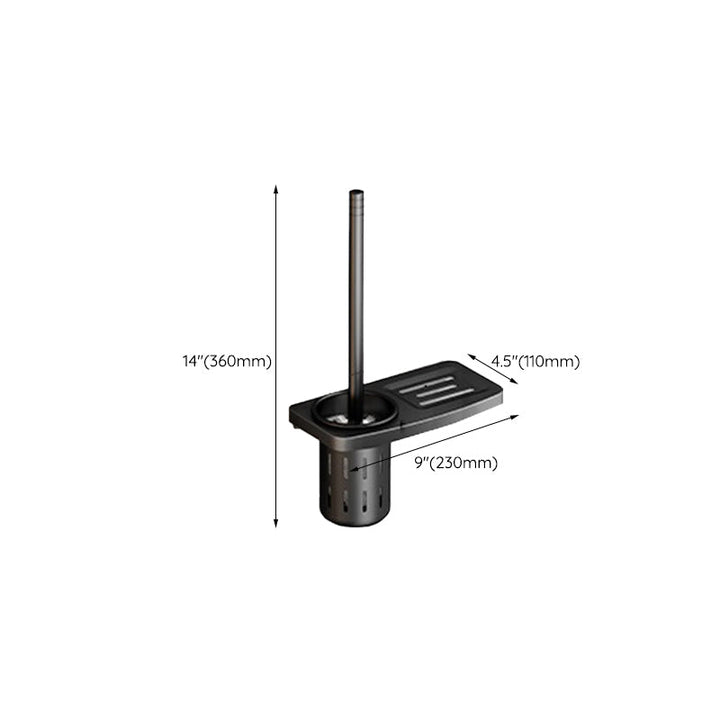 BowLift | Traditional Aluminum Bathroom Accessories Set Black Bathroom Accessories Kit