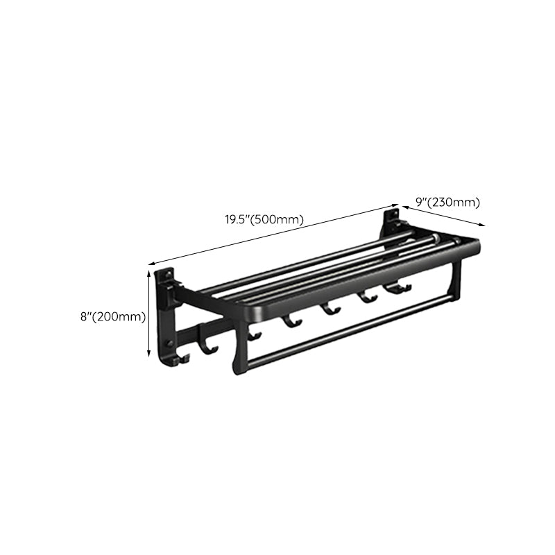 BowLift | Traditional Aluminum Bathroom Accessories Set Black Bathroom Accessories Kit