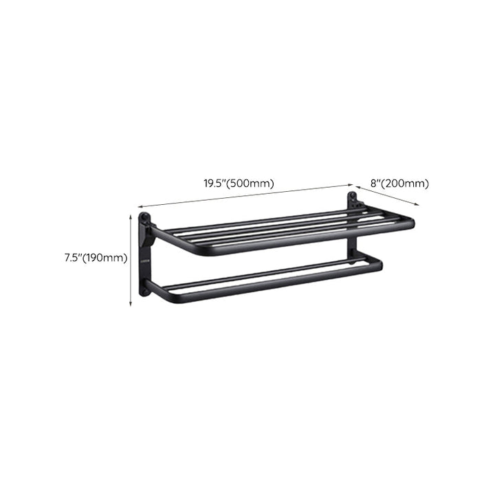BowLift | Traditional Aluminum Bathroom Accessories Set Black Bathroom Accessories Kit