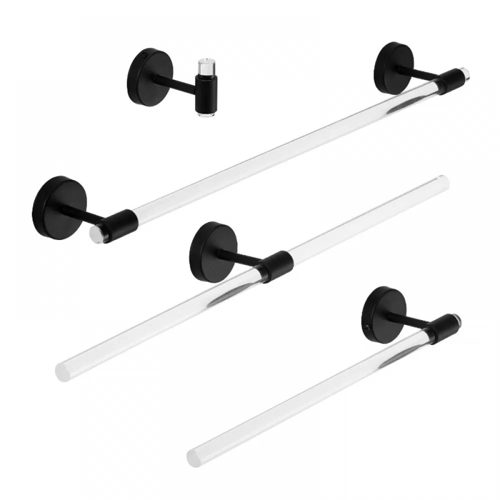 BowLift | Modern Bathroom Accessories Set Towel Rack Silver/Gold/Black Bathroom Accessories
