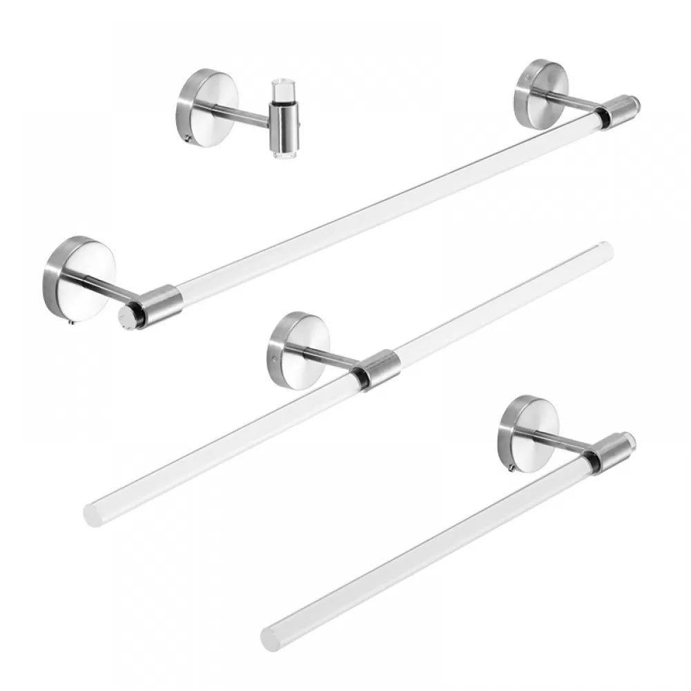 BowLift | Modern Bathroom Accessories Set Towel Rack Silver/Gold/Black Bathroom Accessories
