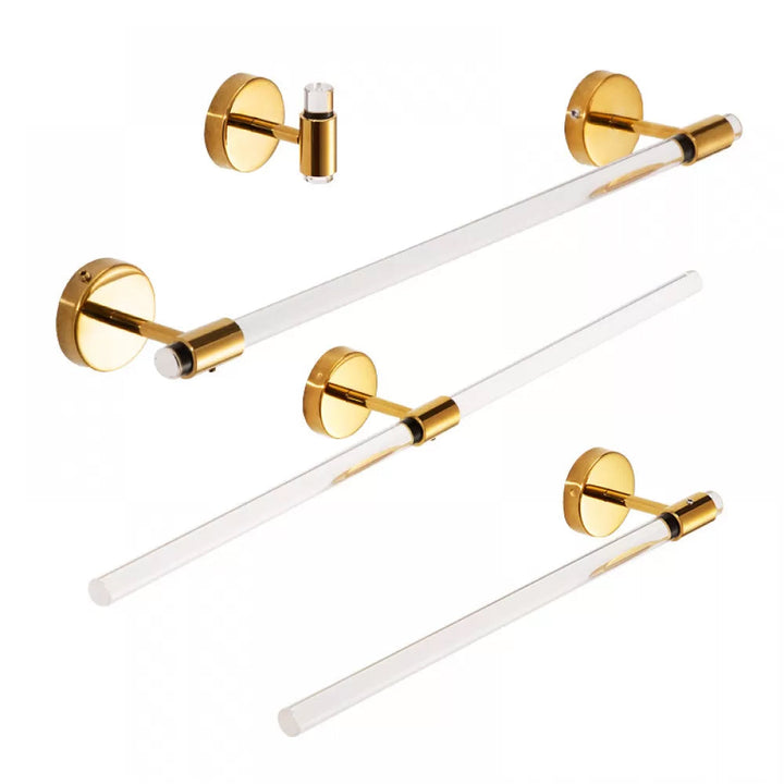 BowLift | Modern Bathroom Accessories Set Towel Rack Silver/Gold/Black Bathroom Accessories