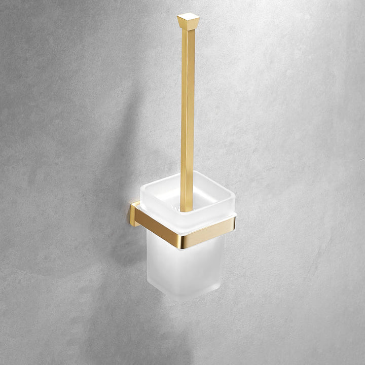 BowLift | Brushed Brass Bathroom Hardware Set Retro Golden Bathroom Accessories Set