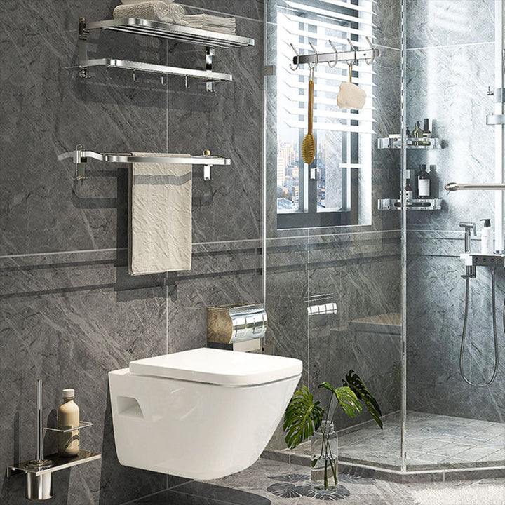 BowLift | Modern Towel Holder Bathroom Set Bath Shelf Bathroom Accessories Hardware Set
