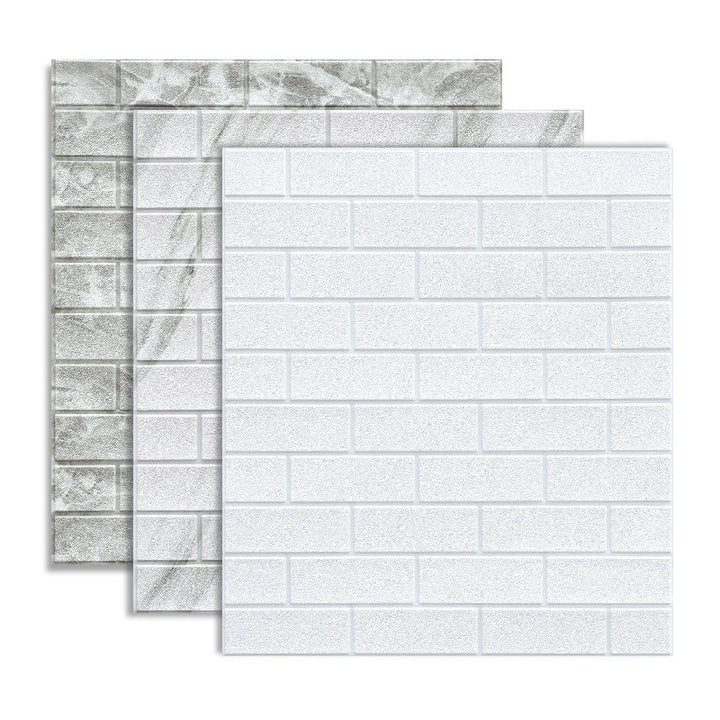 BowLift | Industrial Wall Panel, 3D Brick Bathroom Wall Panels Set of 2
