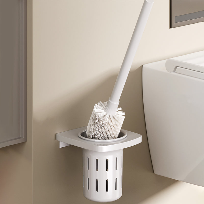 BowLift | Contemporary Bathroom Hardware Set in White with Bath Shelf/Towel Holder/Paper Holder