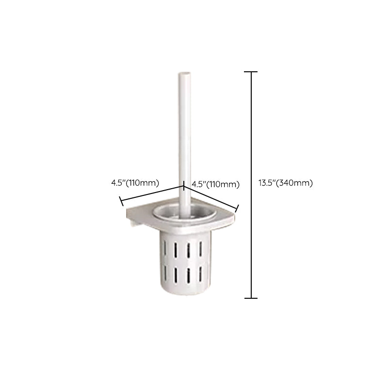 BowLift | Contemporary Bathroom Hardware Set in White with Bath Shelf/Towel Holder/Paper Holder